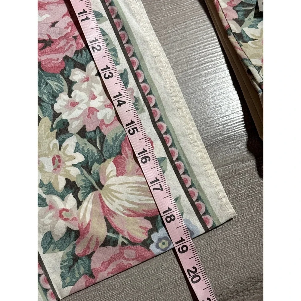 Vintage Floral Pillowcases‎ Pair Peony Wildflower Cottagecore Country Grannycore